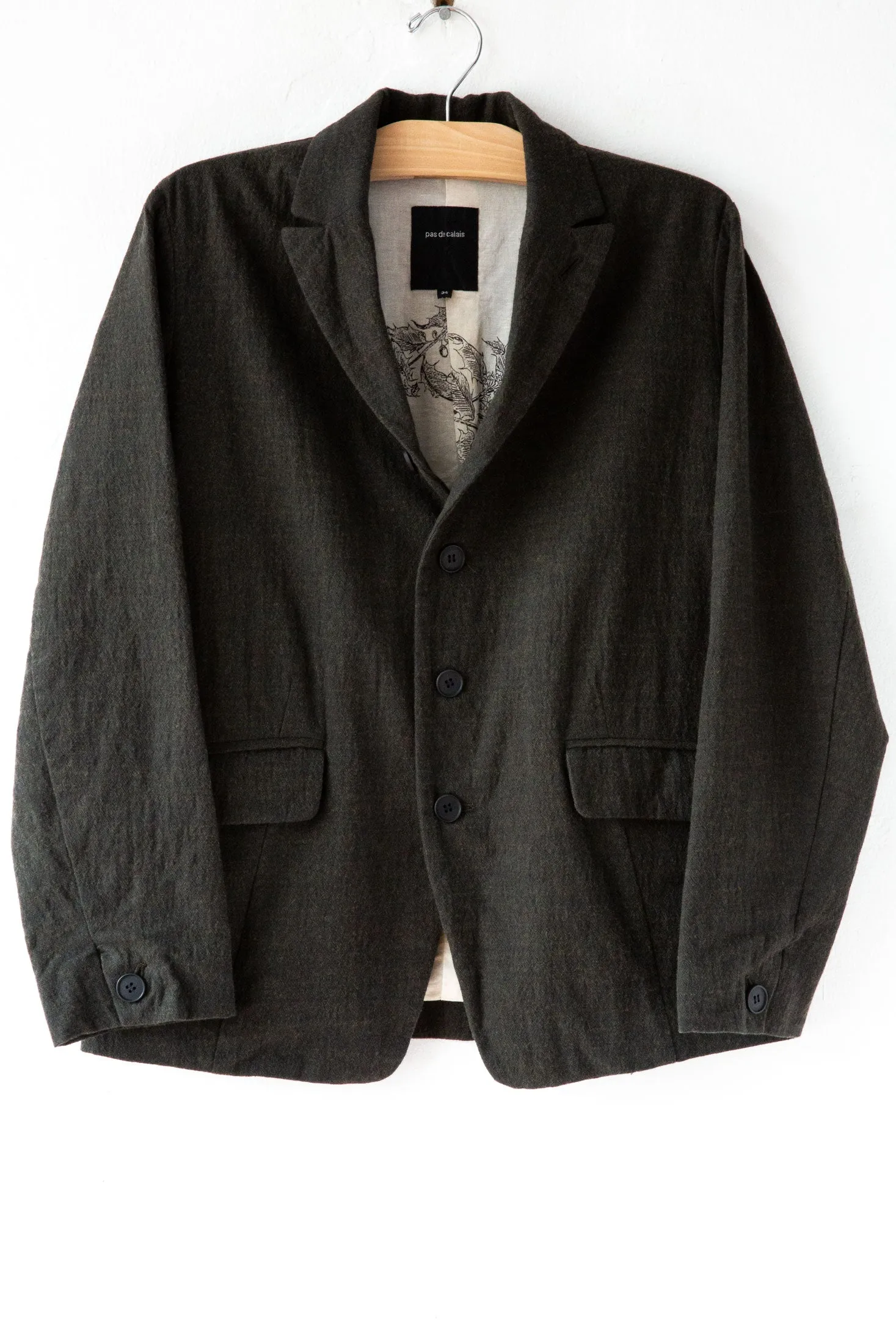 Wash Cotton Wool Jacket