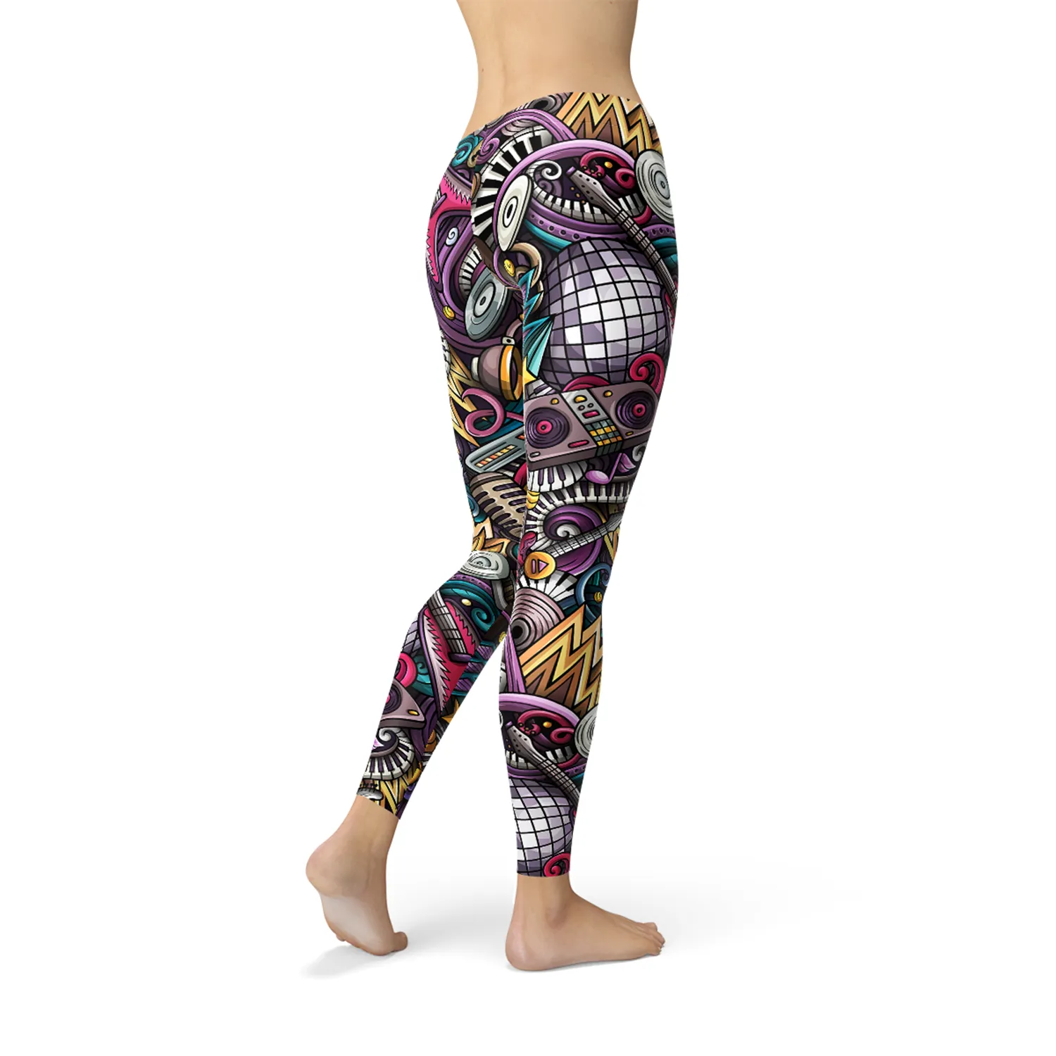 Women’s Grunge Rock n Roll Leggings