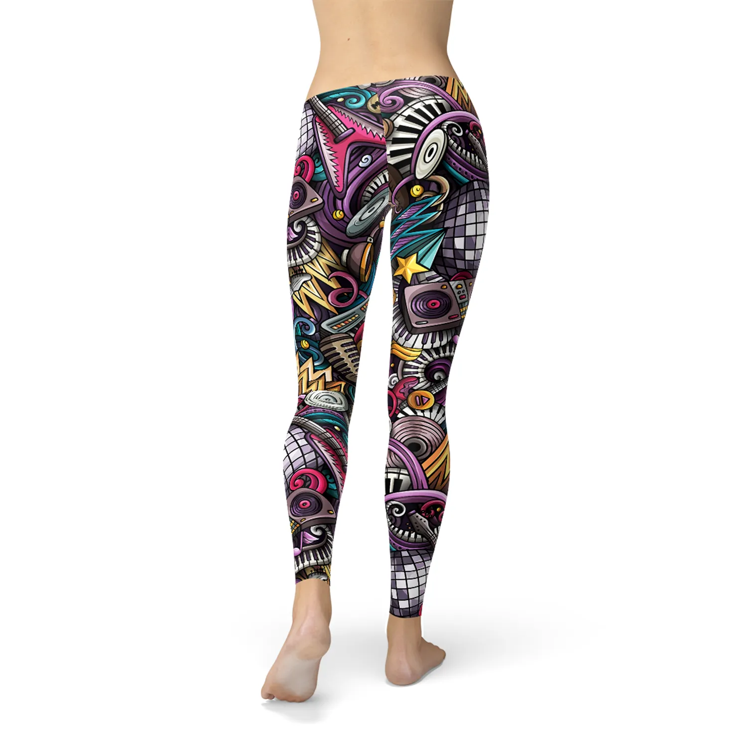 Women’s Grunge Rock n Roll Leggings